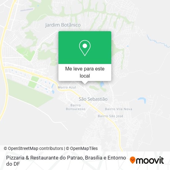 Pizzaria & Restaurante do Patrao mapa
