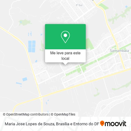 Maria Jose Lopes de Souza mapa