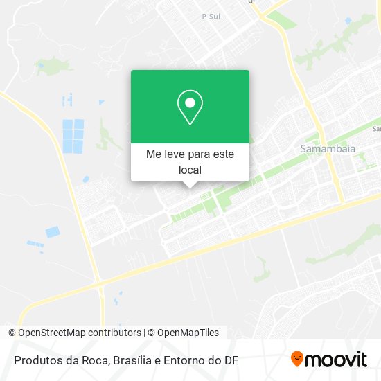 Produtos da Roca mapa