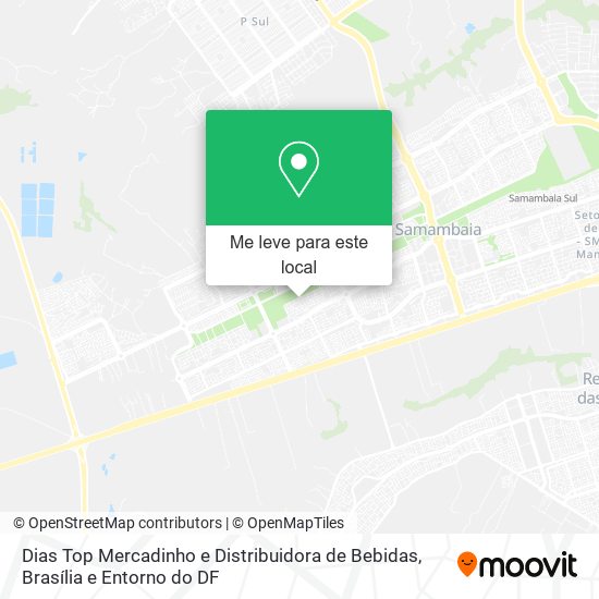 Dias Top Mercadinho e Distribuidora de Bebidas mapa