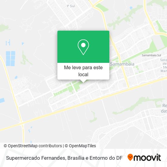 Supermercado Fernandes mapa