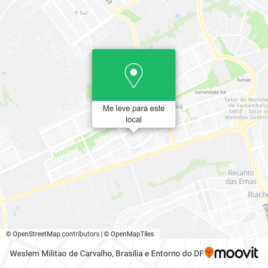 Weslem Militao de Carvalho mapa