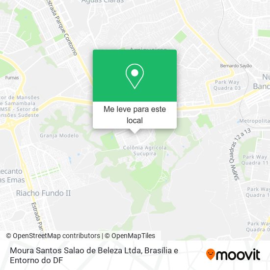 Moura Santos Salao de Beleza Ltda mapa