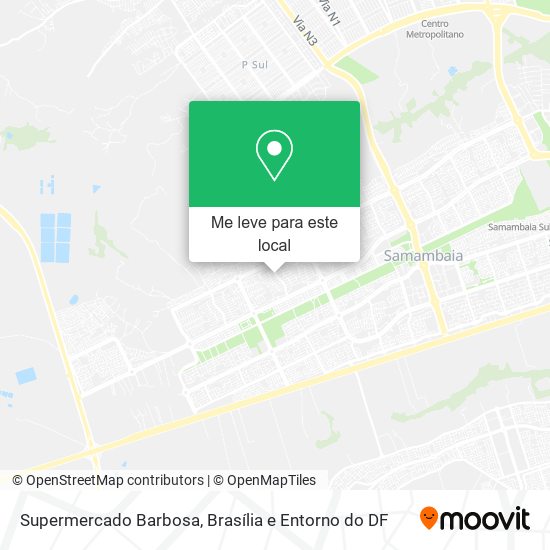 Supermercado Barbosa mapa