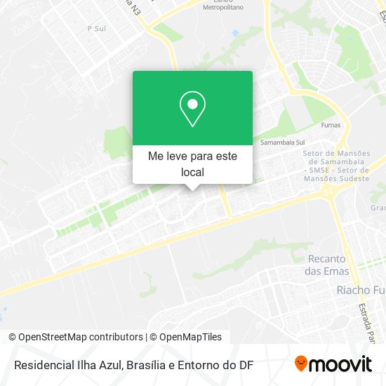 Residencial Ilha Azul mapa