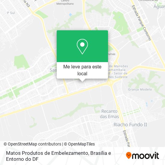 Matos Produtos de Embelezamento mapa