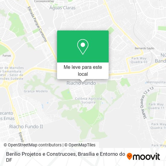 Berilio Projetos e Construcoes mapa