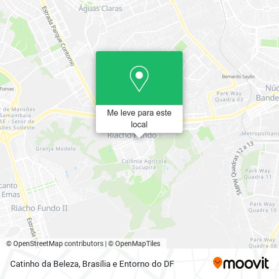 Catinho da Beleza mapa