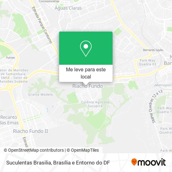 Suculentas Brasilia mapa