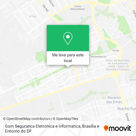 Gsm Seguranca Eletronica e Informatica mapa