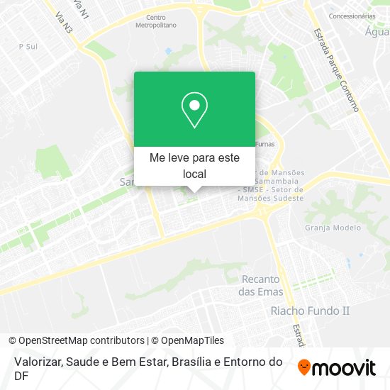 Valorizar, Saude e Bem Estar mapa