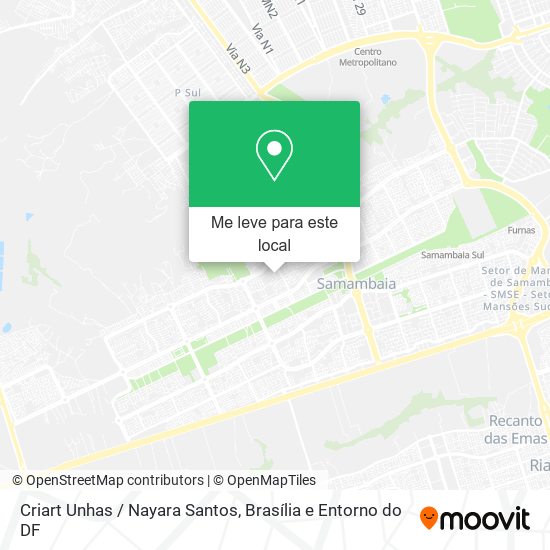 Criart Unhas / Nayara Santos mapa