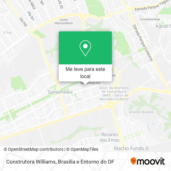 Construtora Williams mapa