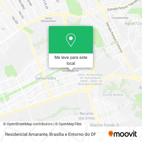Residencial Amarante mapa