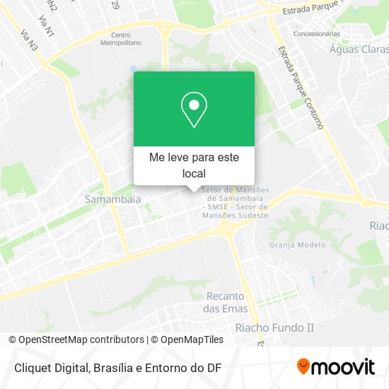 Cliquet Digital mapa