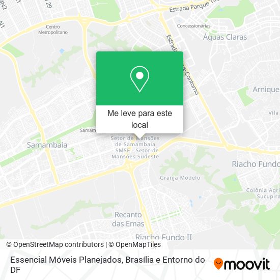 Essencial Móveis Planejados mapa