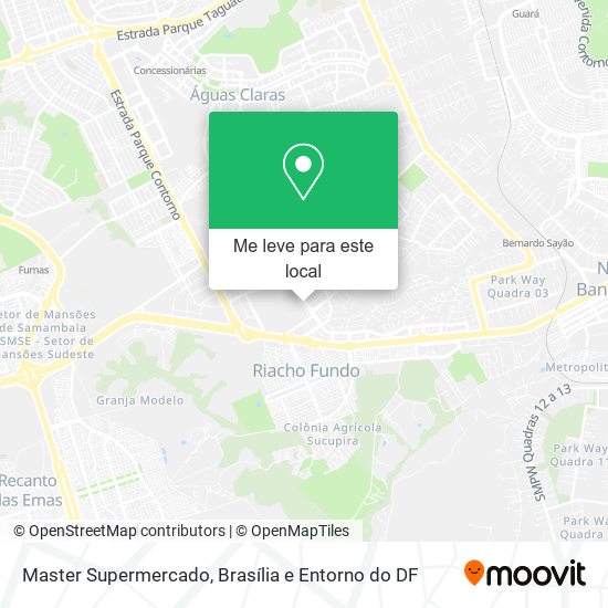 Master Supermercado mapa