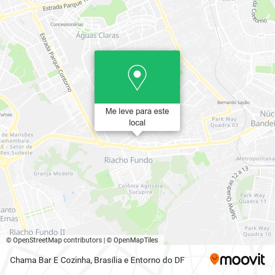 Chama Bar E Cozinha mapa