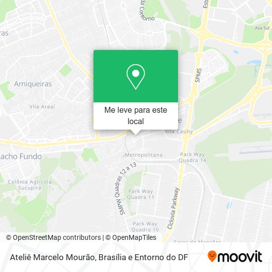 Ateliê Marcelo Mourão mapa