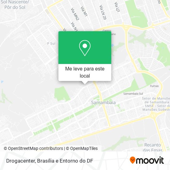 Drogacenter mapa