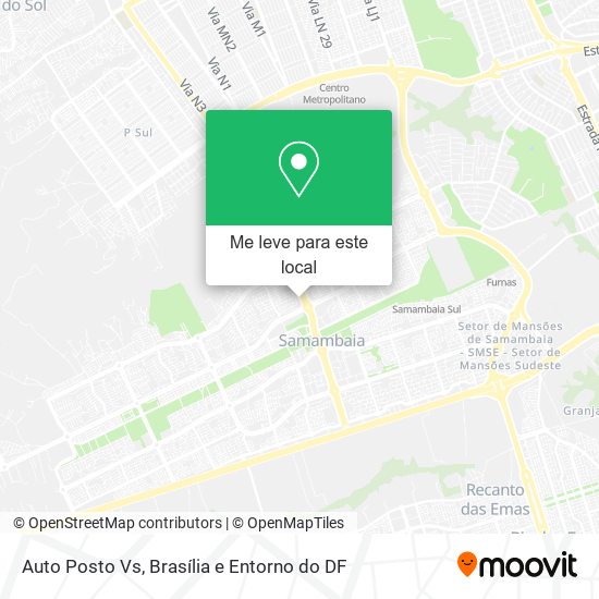 Auto Posto Vs mapa