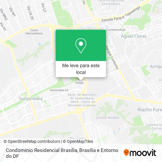 Condomínio Residencial Brasília mapa