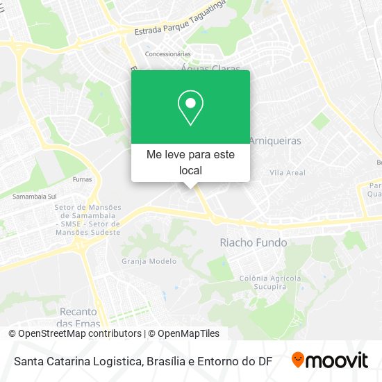 Santa Catarina Logistica mapa