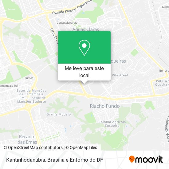 Kantinhodanubia mapa