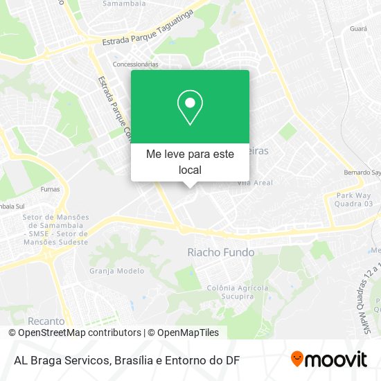 AL Braga Servicos mapa