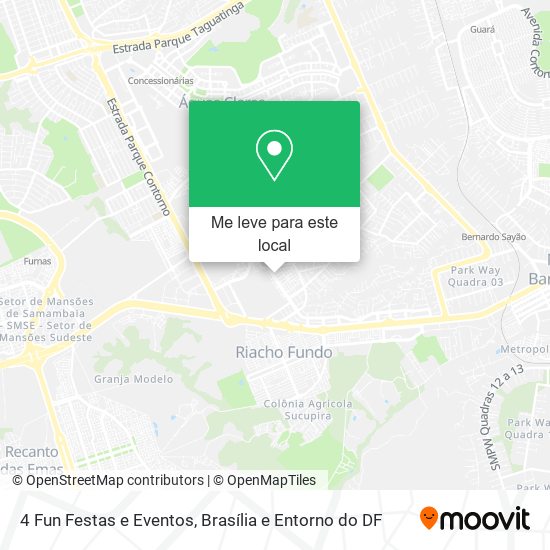 4 Fun Festas e Eventos mapa