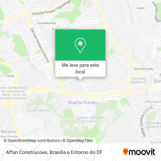Affan Construcoes mapa