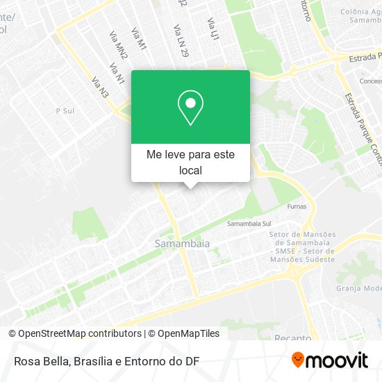 Rosa Bella mapa