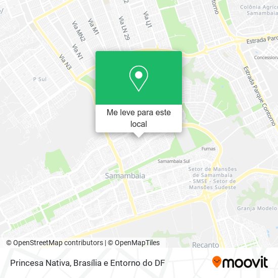 Princesa Nativa mapa