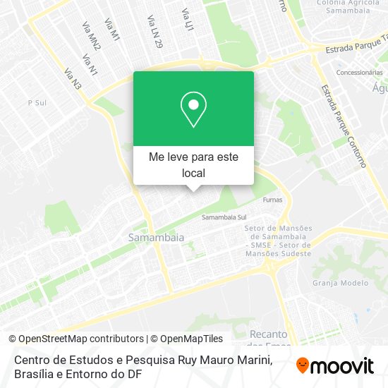 Centro de Estudos e Pesquisa Ruy Mauro Marini mapa