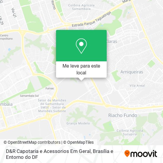 D&R Capotaria e Acessorios Em Geral mapa