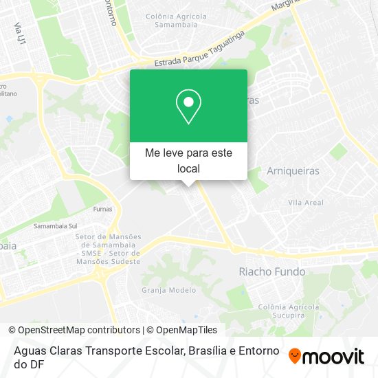 Aguas Claras Transporte Escolar mapa