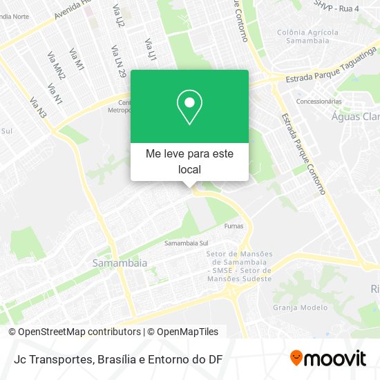Jc Transportes mapa