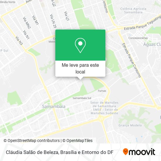 Cláudia Salão de Beleza mapa