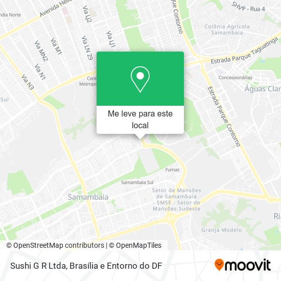 Sushi G R Ltda mapa