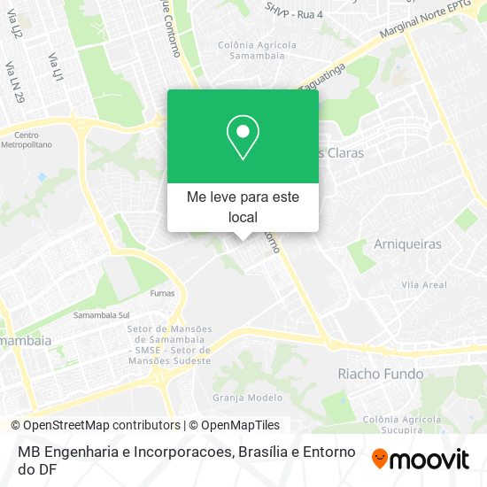 MB Engenharia e Incorporacoes mapa