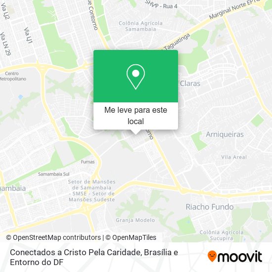 Conectados a Cristo Pela Caridade mapa
