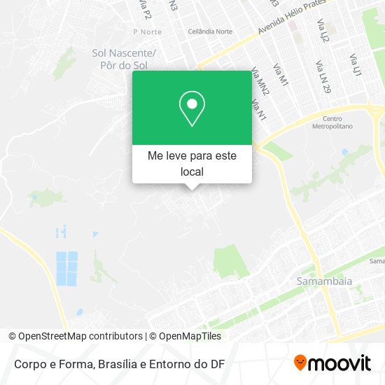 Corpo e Forma mapa
