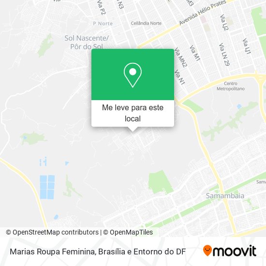 Marias Roupa Feminina mapa