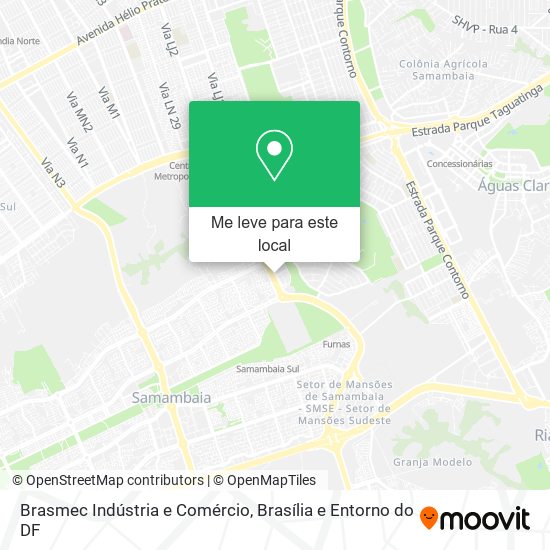 Brasmec Indústria e Comércio mapa