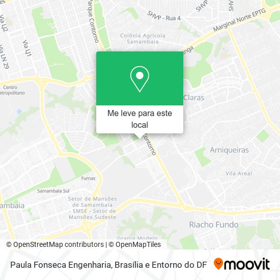 Paula Fonseca Engenharia mapa