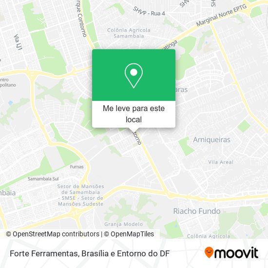 Forte Ferramentas mapa