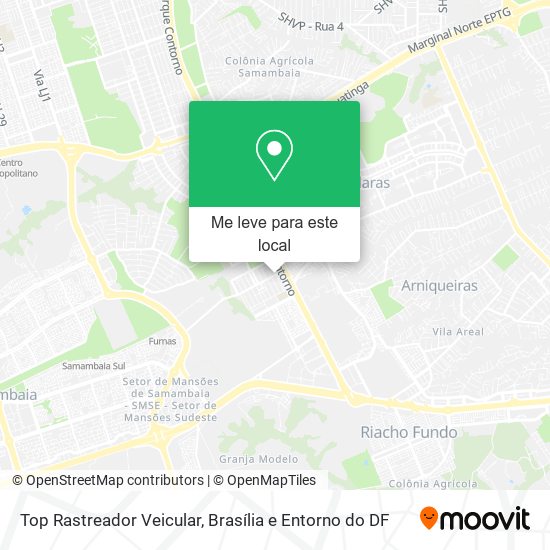 Top Rastreador Veicular mapa