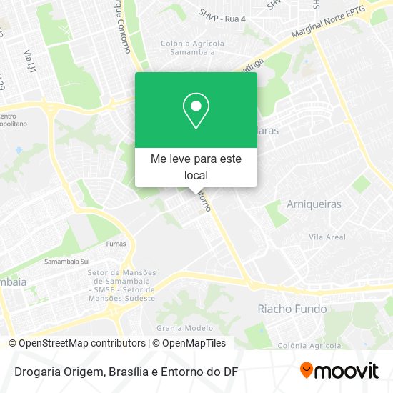 Drogaria Origem mapa