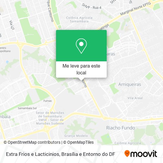 Extra Frios e Lacticinios mapa
