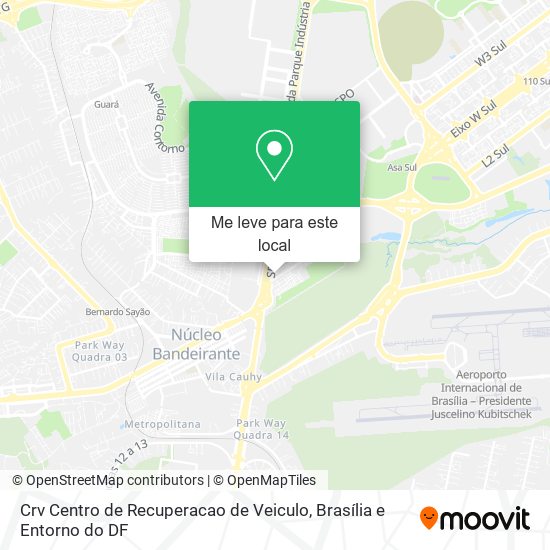 Crv Centro de Recuperacao de Veiculo mapa